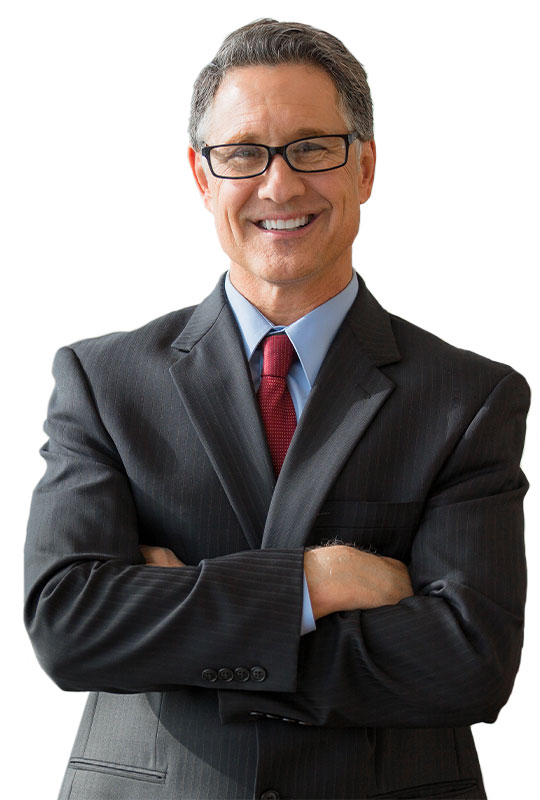 photo of pharmaceutical executive wearing business suit and tie